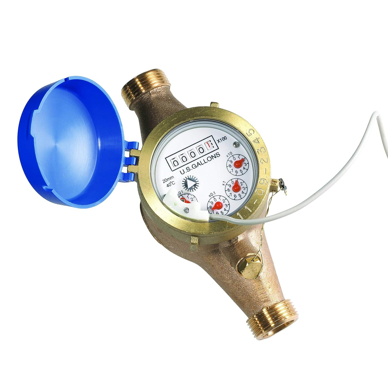 GLF-200-R/10G | Lead-Free Multi-jet Water Meter (NSF 61) – Pulser – 2 in – 10 G/