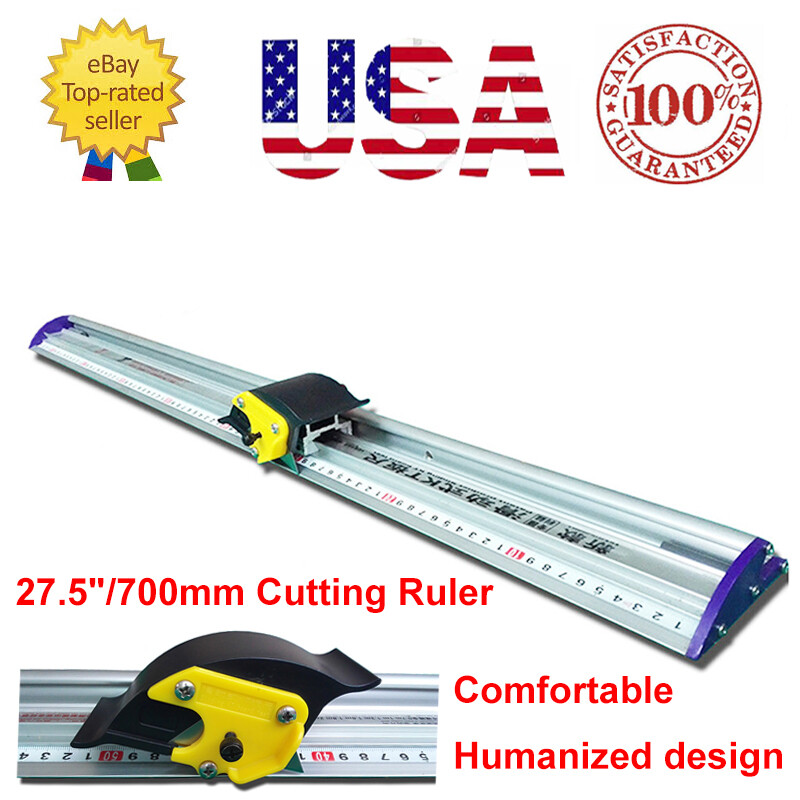 27.5″ Sliding KT Board Trimmer Cutting Ruler, Photo PVC PET Protective Cutter US