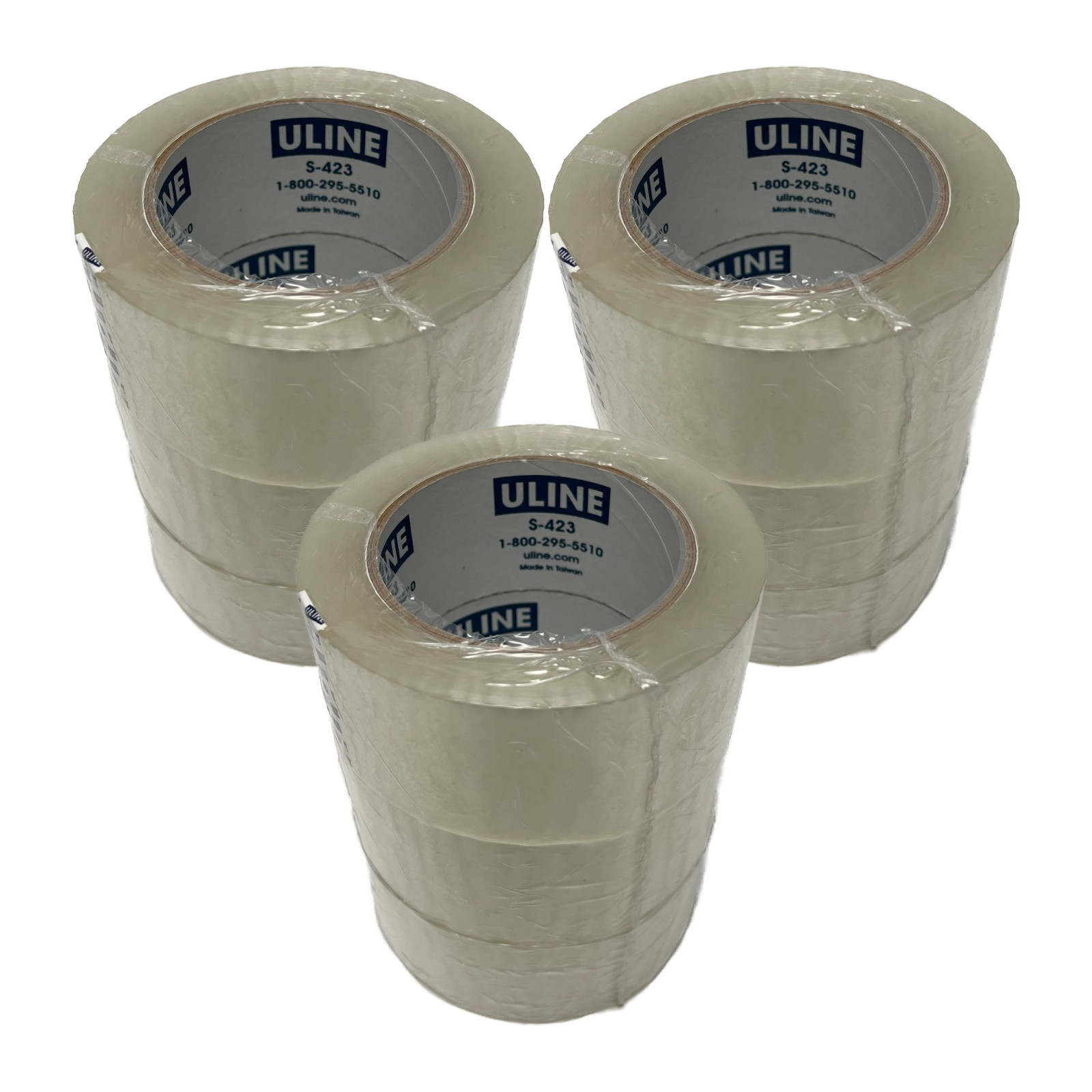 ULINE S-423 2 Mil Packing Tape, 2″ x 110 yds (9 Rolls)