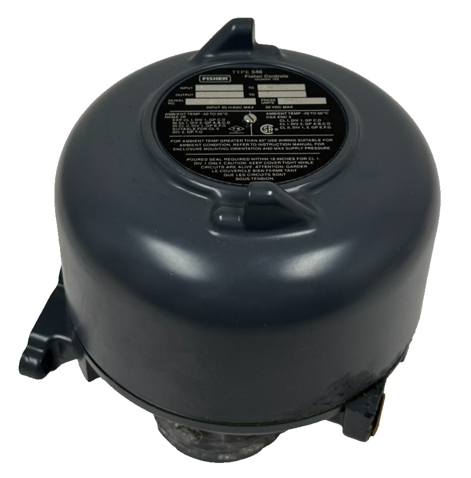 NEW FISHER TYPE: 546 ELECTRO-PNEUMATIC TRANSDUCER 4-20MA