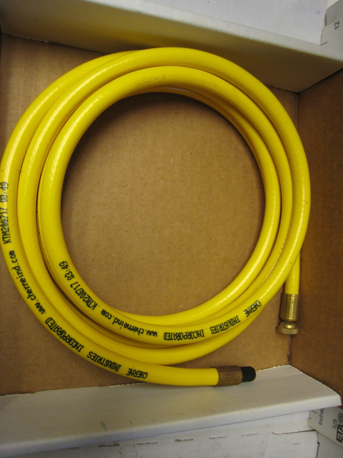 Cherne 274100 Hose Extension, Air 10′ = 120″ Length, 3/16″ Id