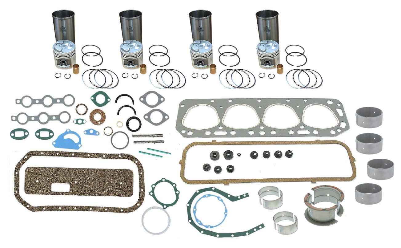 Engine Overhaul Rebuild Kit Ford Jubilee, NAA 4 cylinder 134 Gas Engine Tractor