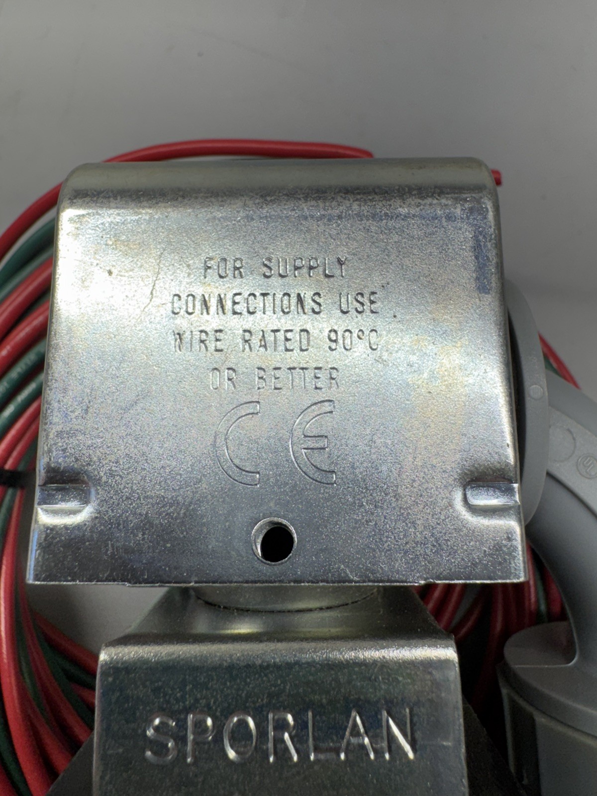 Sporlan MKC-2 Solenoid Valve Coil 208-240VAC 15W W/ 19 ft Prewired 18AWG leads.