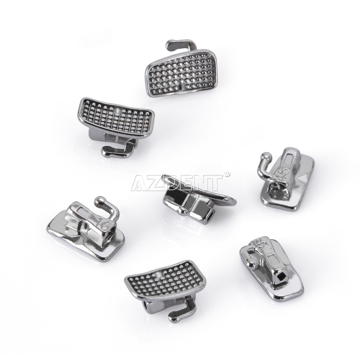 Tubos Bucales Ortodoncia Dental AZDENT Roth MBT 022 018 1º 2º Molar Brackets
