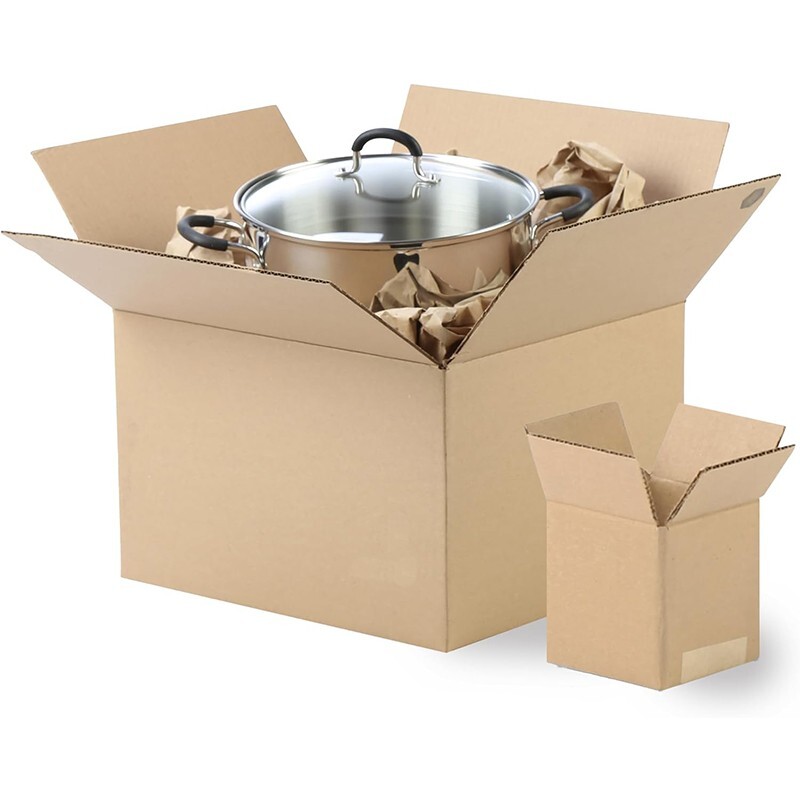 12x10x8 kraft paper transport box, a transport box for mailing and storage