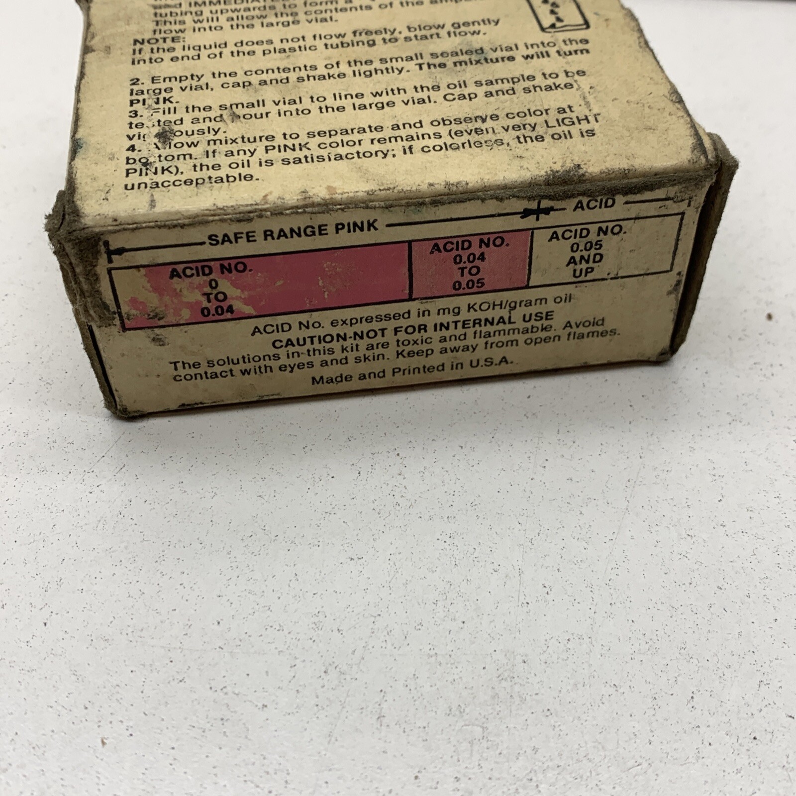 Vintage Henry Uni/Kit UK-90 HVAC Acid Test Kit