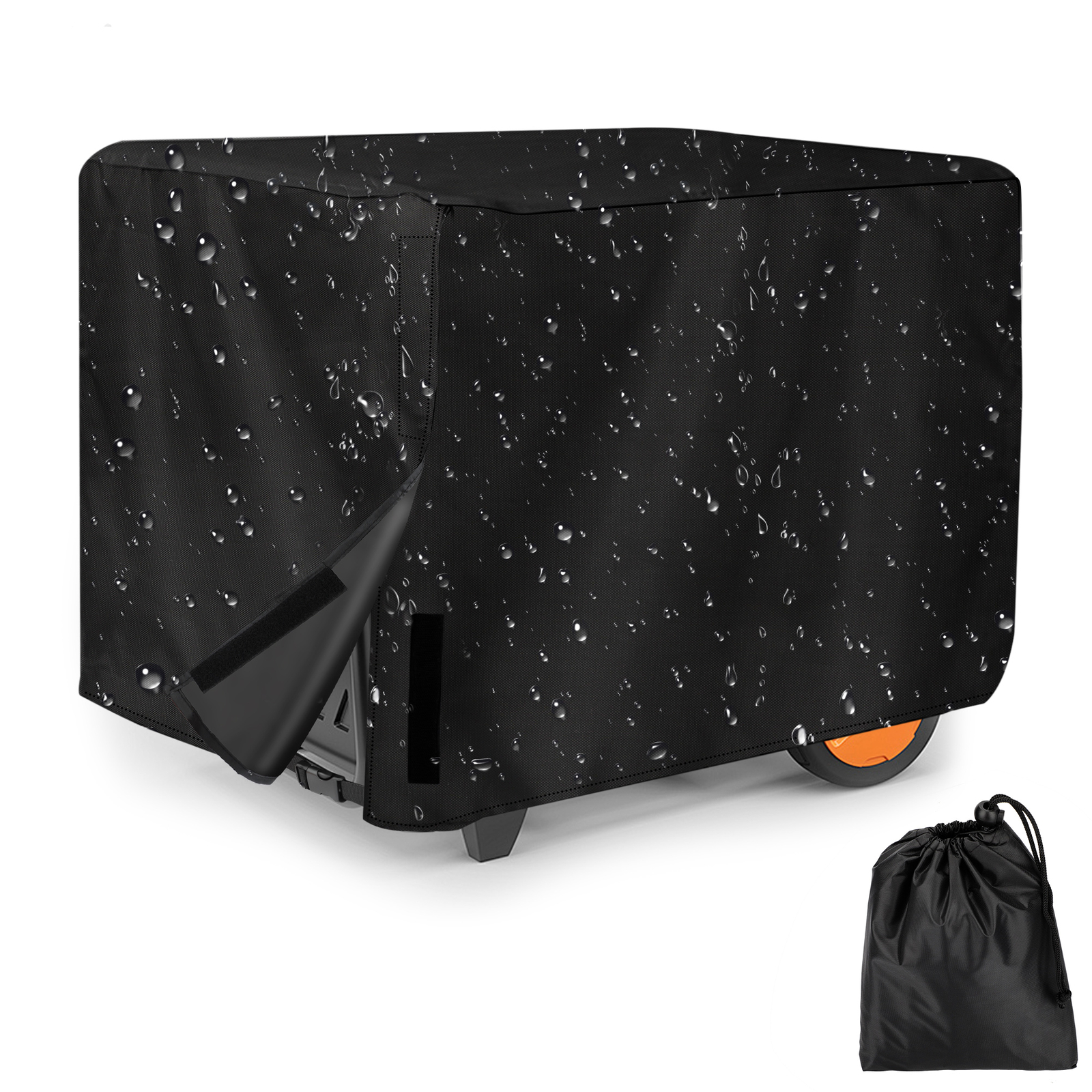 Heavy Duty Universal Generator Cover 210D Waterproof 20*20*26in for 5000-10000W