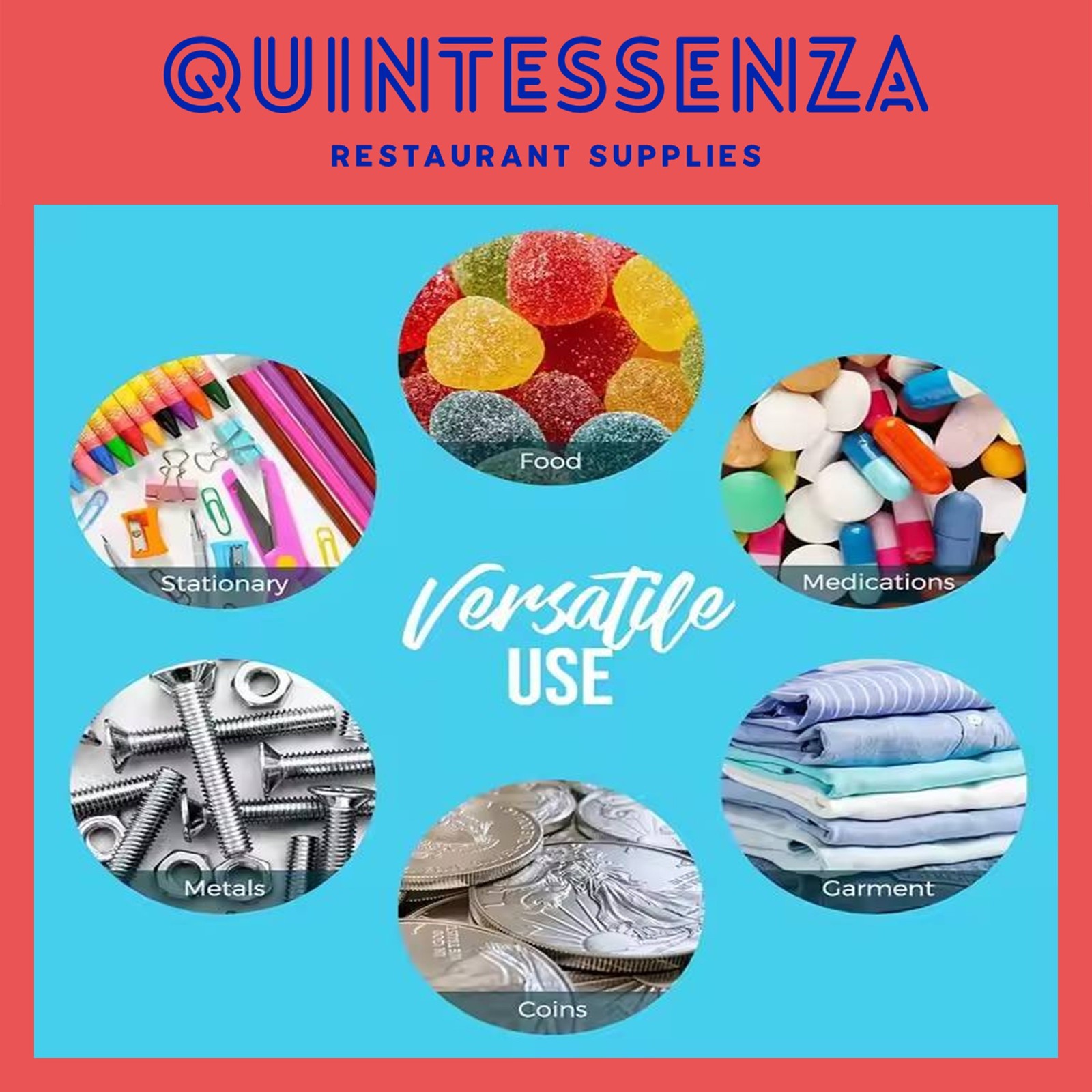 4» x 9» = 4 Mil Thick Clear Zipper Reclosable Poly Bags by Quintessenza
