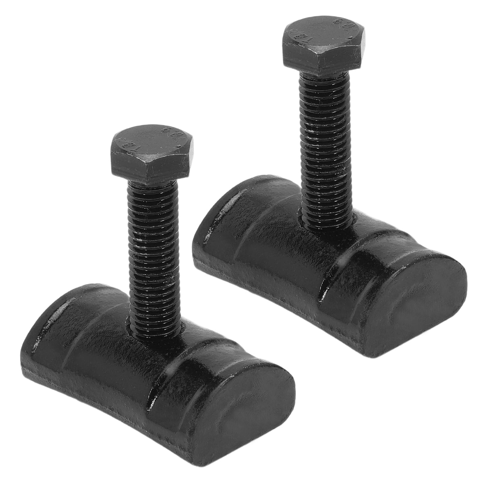 2PCS Torsion Bar Key Adjuster Block Nuts with Bolts for One Size, Black