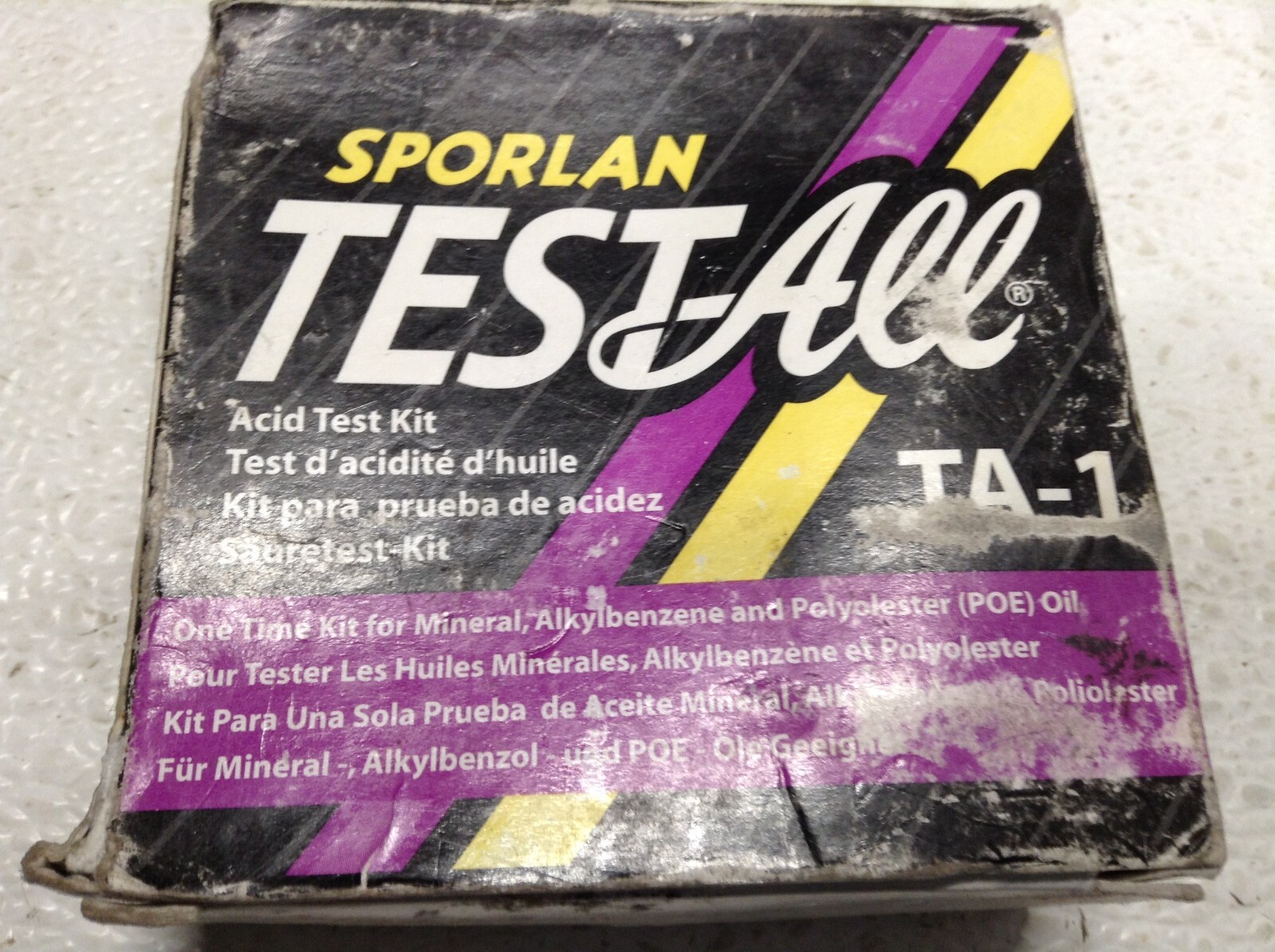 NOS Sporlan TA-1 Val Test-all Acid Test Kit