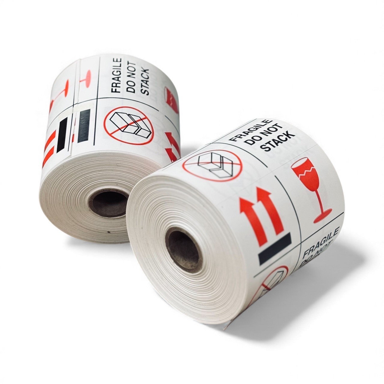 Shipping Labels 4×4 Fragile Do Not Stack 500 labels per roll 1-12 Rolls