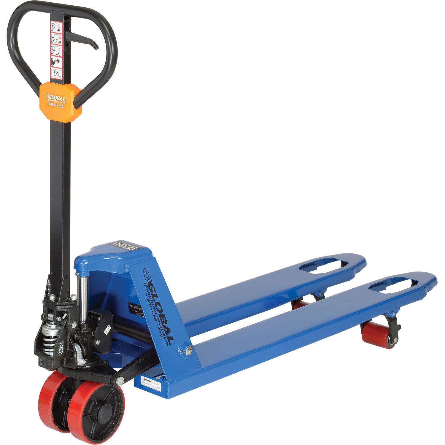 5500 Lb. Capacity Narrow Aisle Pallet Jack Truck 18 x 48 Forks