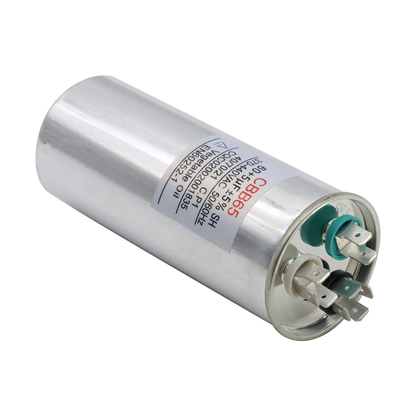 60+5 60/5 uF MFD 370-440V 440 VAC High Quality Motor Dual Run Capacitor CBB65-R