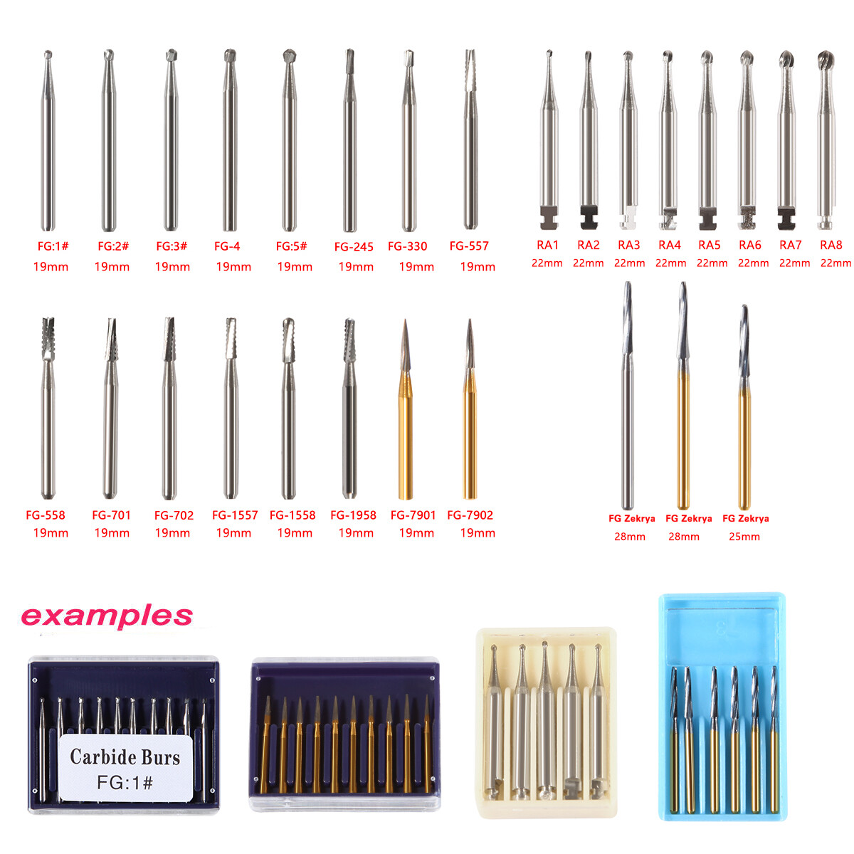 Dental Surgical/ Tungsten Carbide Burs Endo Bur For High Low Speed Handpiece VIP