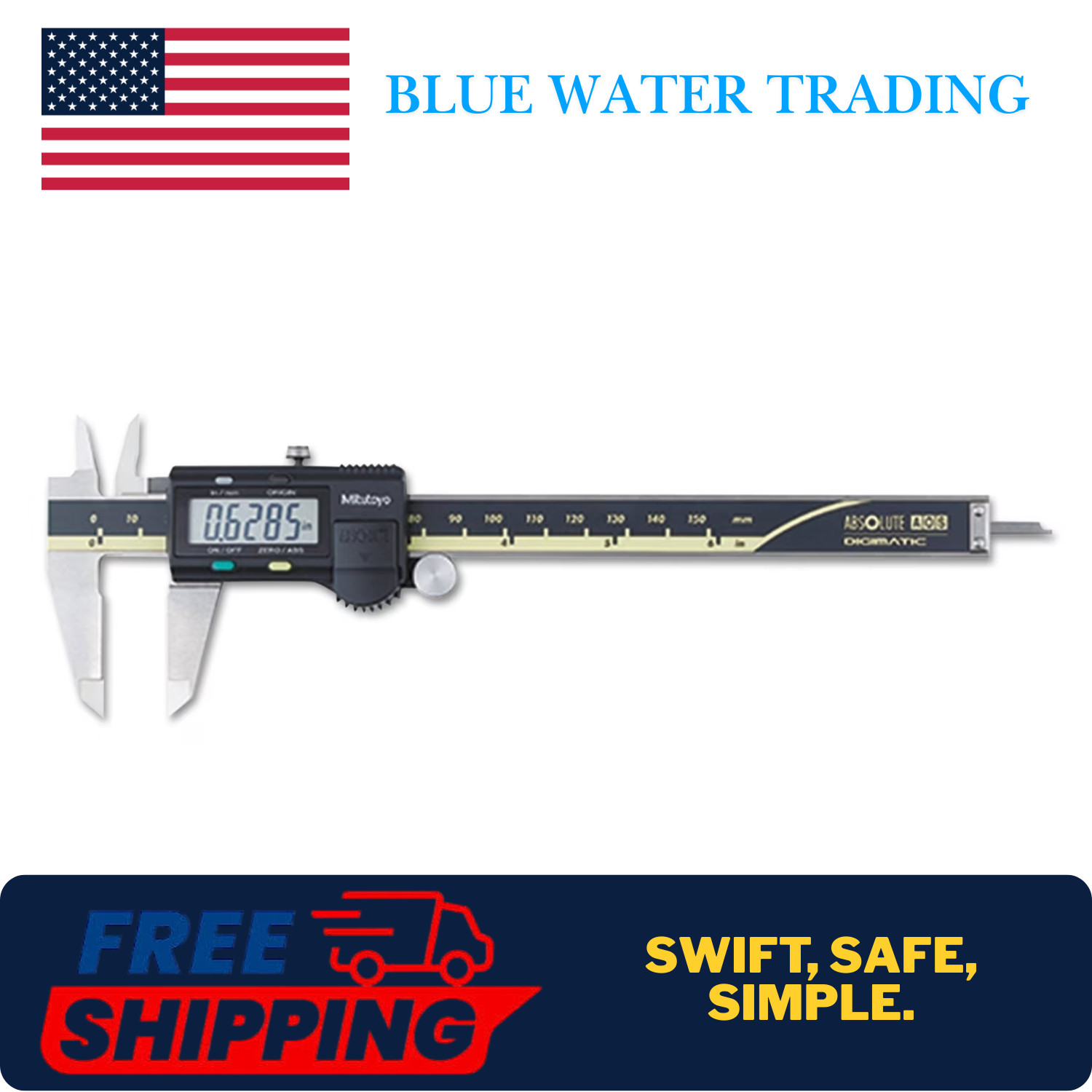 Mitutoyo Digimatic 0-6 inch Digital Vernier Caliper | Free Shipping