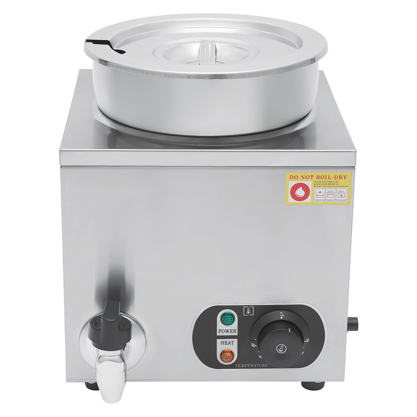 Corded Electric Cheese Warmer Dispenser 7L Commercial Soup Warming Machine Home