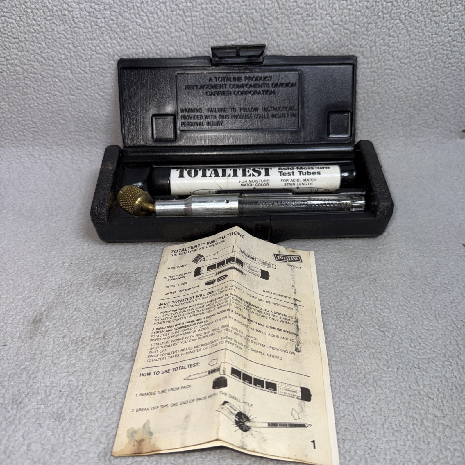TOTALINE TOTAL TEST ACID MOISTURE TEST KIT