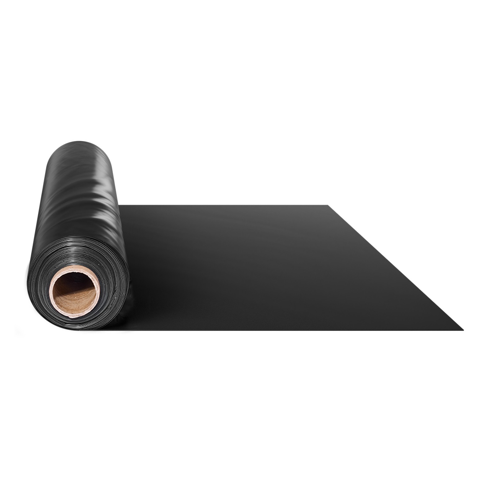 VEVOR 10Mil Plastic Sheeting Roll 10 x 100 FT Heavy Duty Polyethylene Black