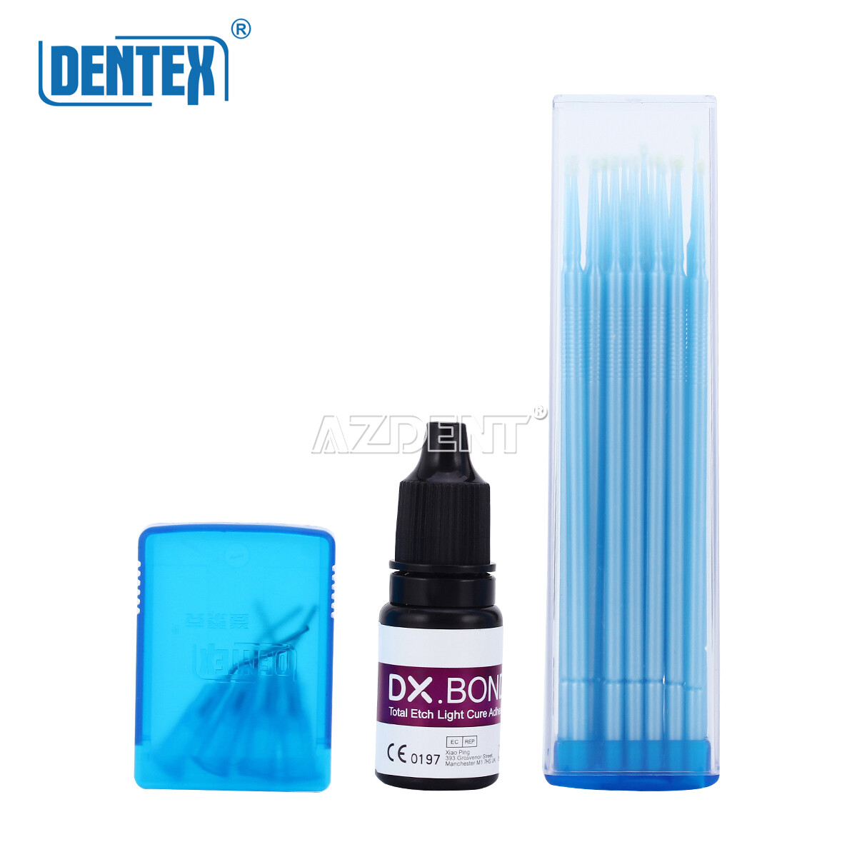 DENTEX Dental Universal Total Etching Adhesive Light Cure Composite Resin Kit