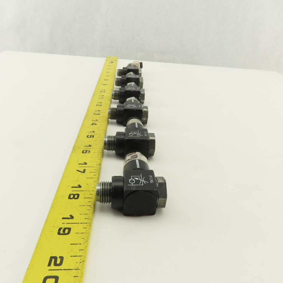 Numatics 2FCR6 1/4″ Flow Control Valve Elbow Rotary Union Lot 6