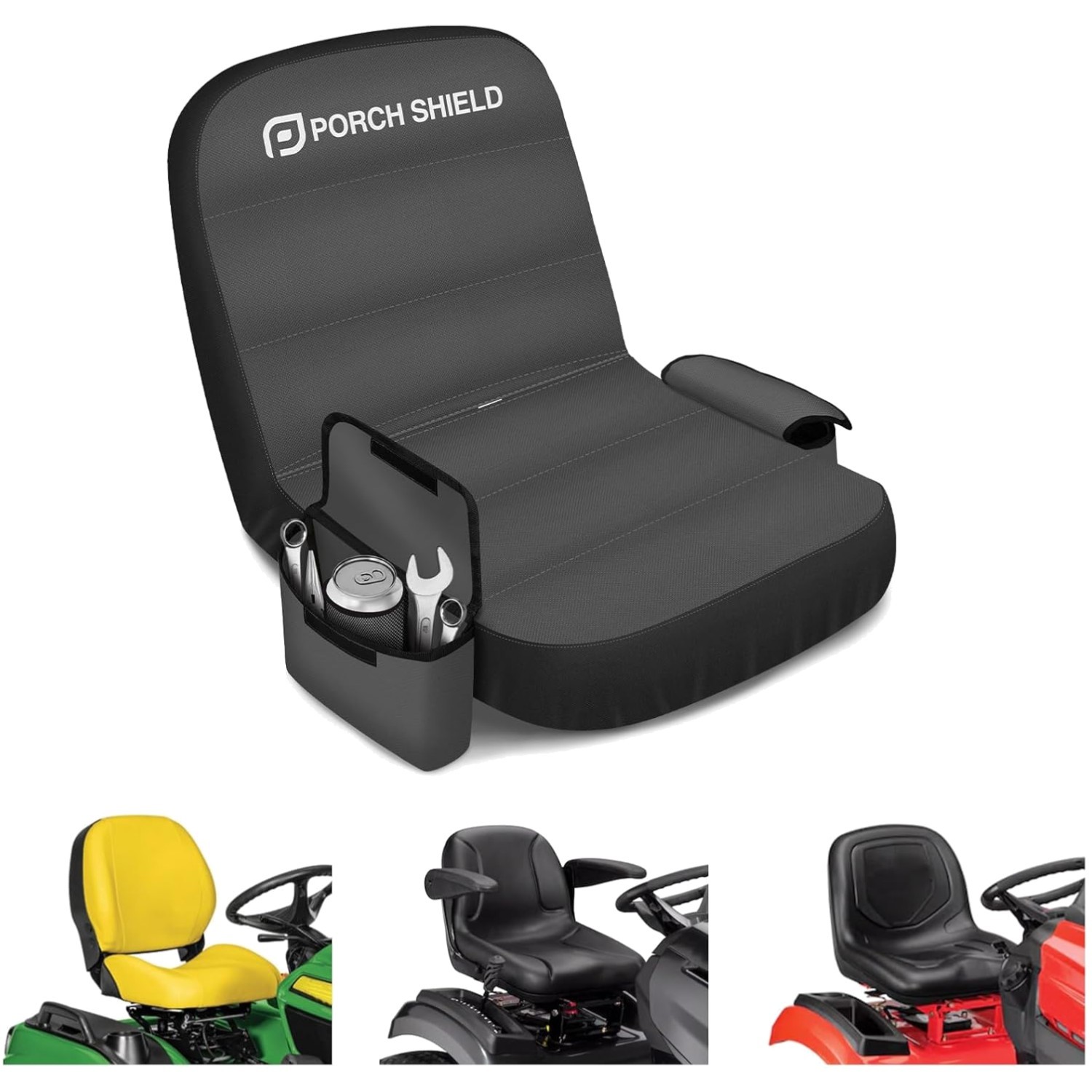 Waterproof Tractor Seat Cover – Comfortable & Universal Fit, Up to 15”