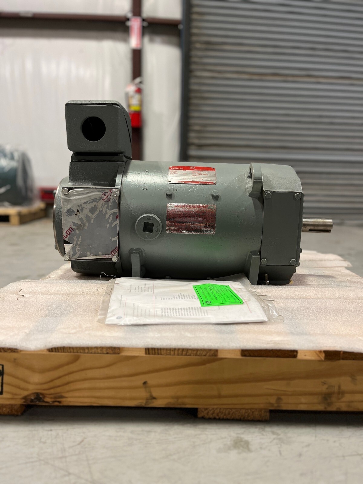 GE KINAMATIC DC 20HP LOW VOLTAGE ELECTRIC MOTOR