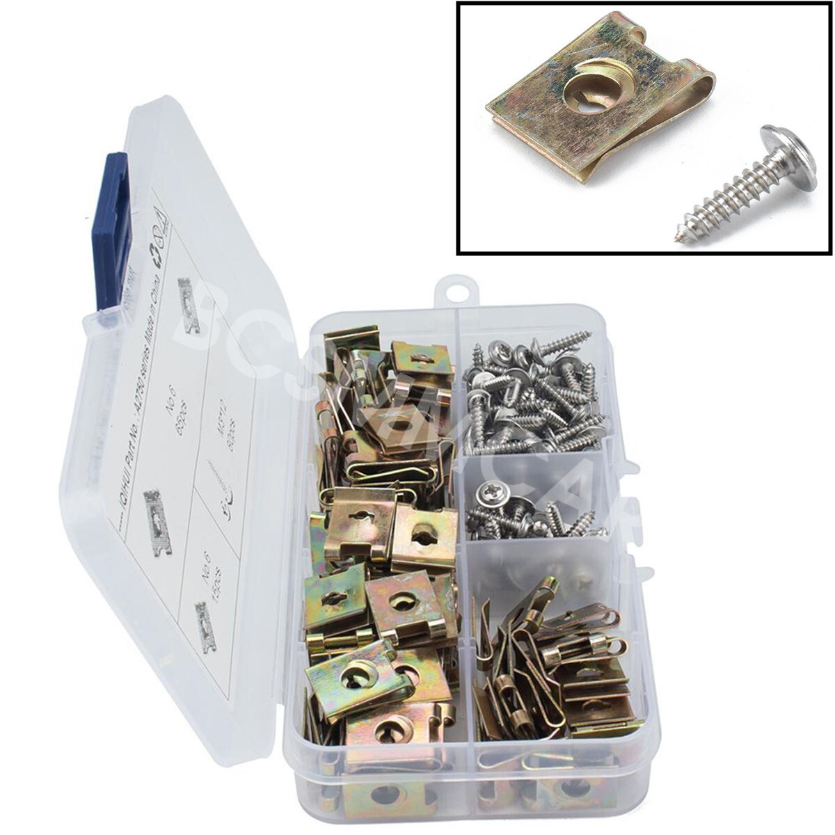 Speed Fasteners U Nuts Self Tapping Screw Spire U Clips For Car Interior Panels