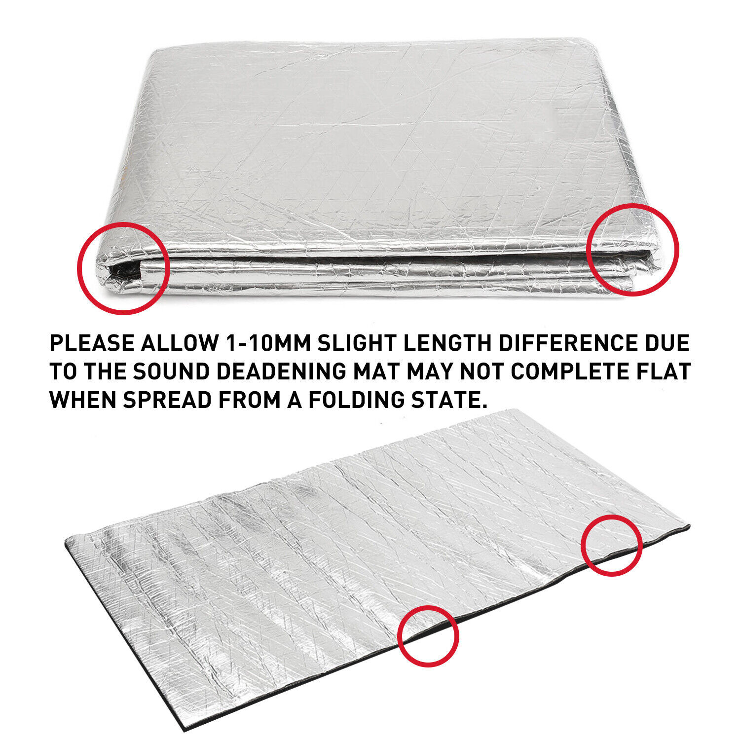 36SQFT Sound Deadener Car & Home Insulation Heat Shield Dampening Self-Adhesive