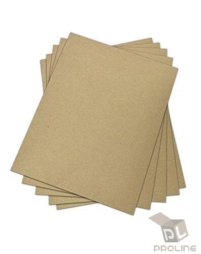Corrugated Cardboard Pads Sheets Chipboard Inserts for Shipping Scrapbook 32 ECT