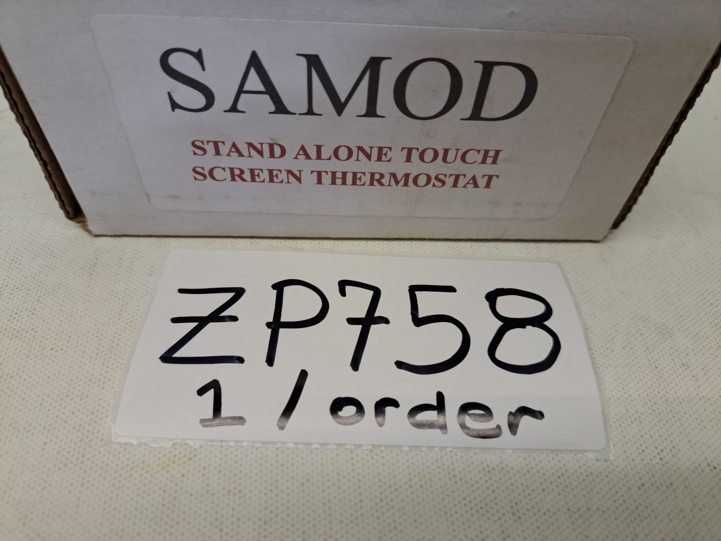Zonex Sys. SAMOD Stand Alone Touch Screen Thermostat NEW