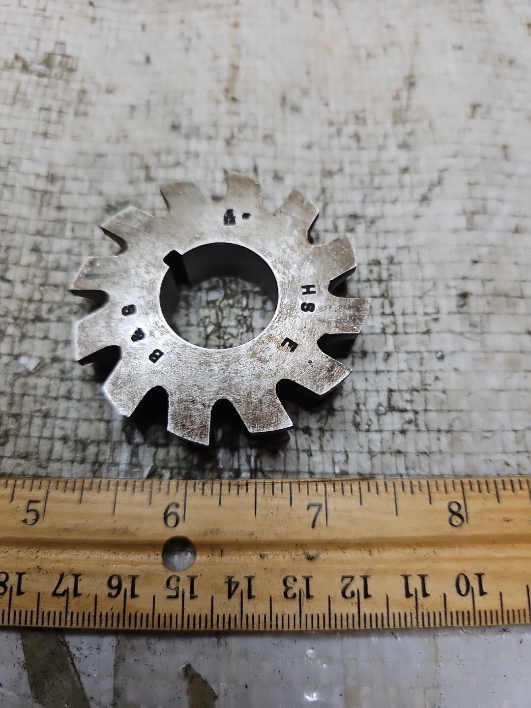 B & S 2.25″ x 5/16″C x 7/8″ Milling Concave Cutter 5/32 Radius 7/8″ ARBOR