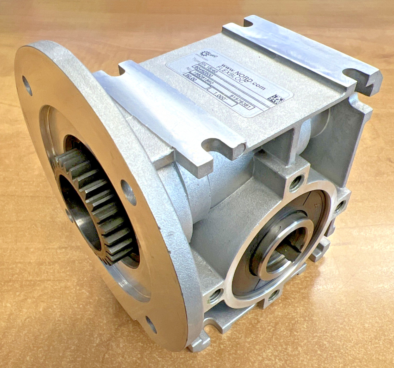 Nord SK1S140 FlexBloc Worm Gear SK 60492500 i = 50.00 – 1.000″ Gearbox