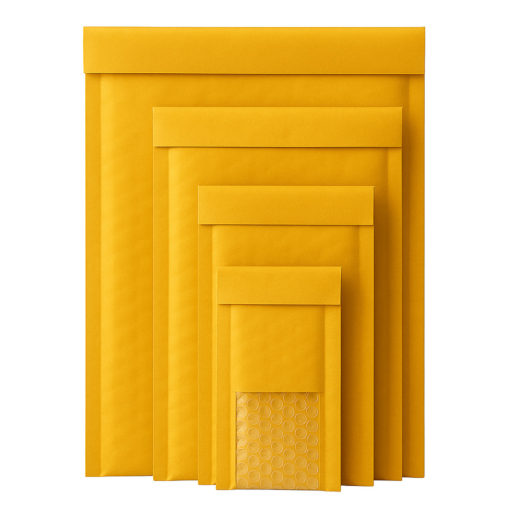 Any size Kraft Bubble Mailers Padded Envelope Shipping Bags Self-Seal #0 #000 #2