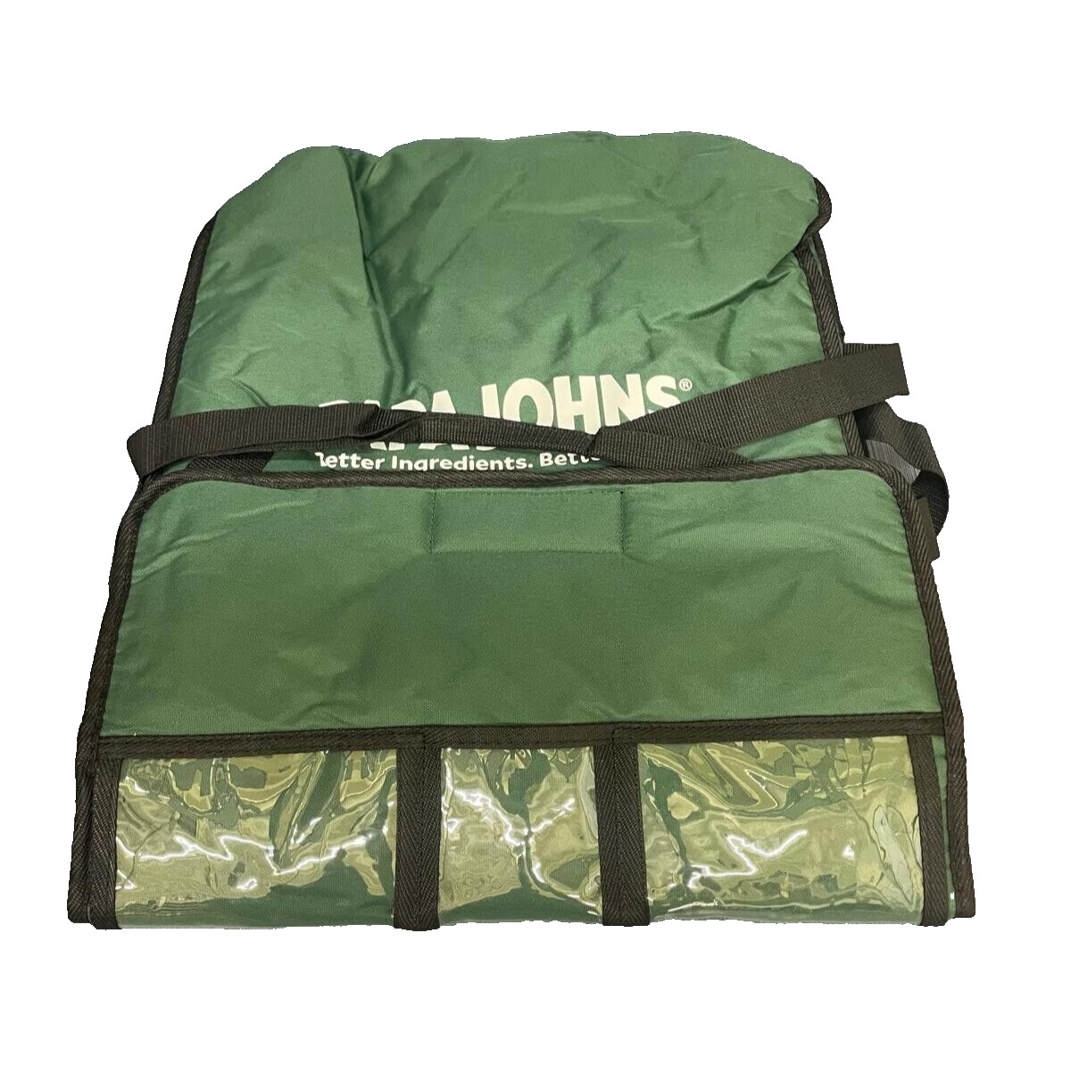 Papa John’s Green Large Pizza Delivery Bag Thermally Insulated Door Dash Etc.