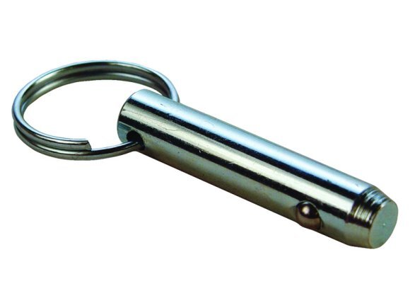 Detent Pin 7/16 x 3.500 (3-1/2) Medium Carbon Steel Zinc Clear (7 Pieces)