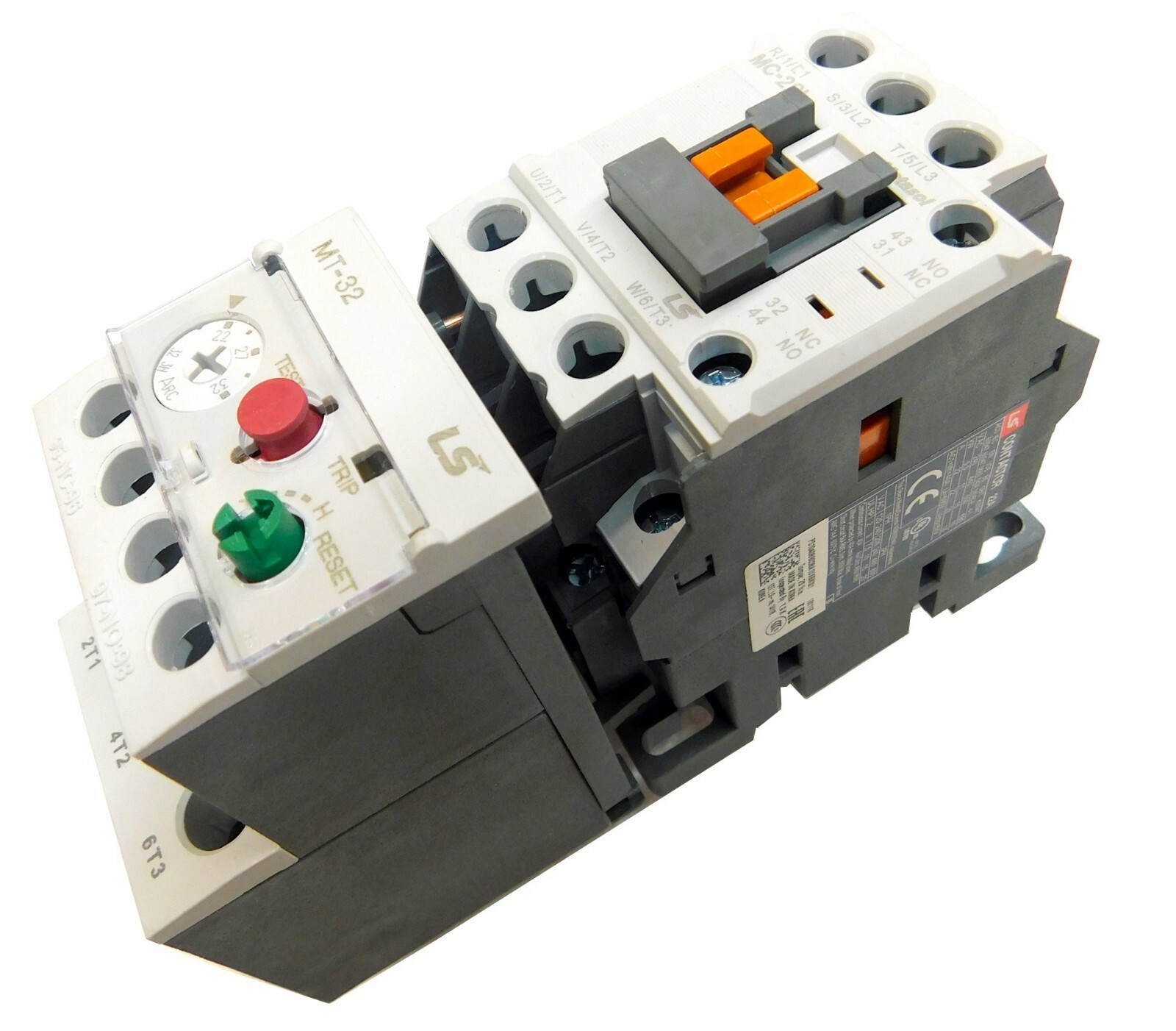 Motor Starter 15HP @ 460-480V 18-25 Amp Overload 480 Volt Coil Nema Rated LSis