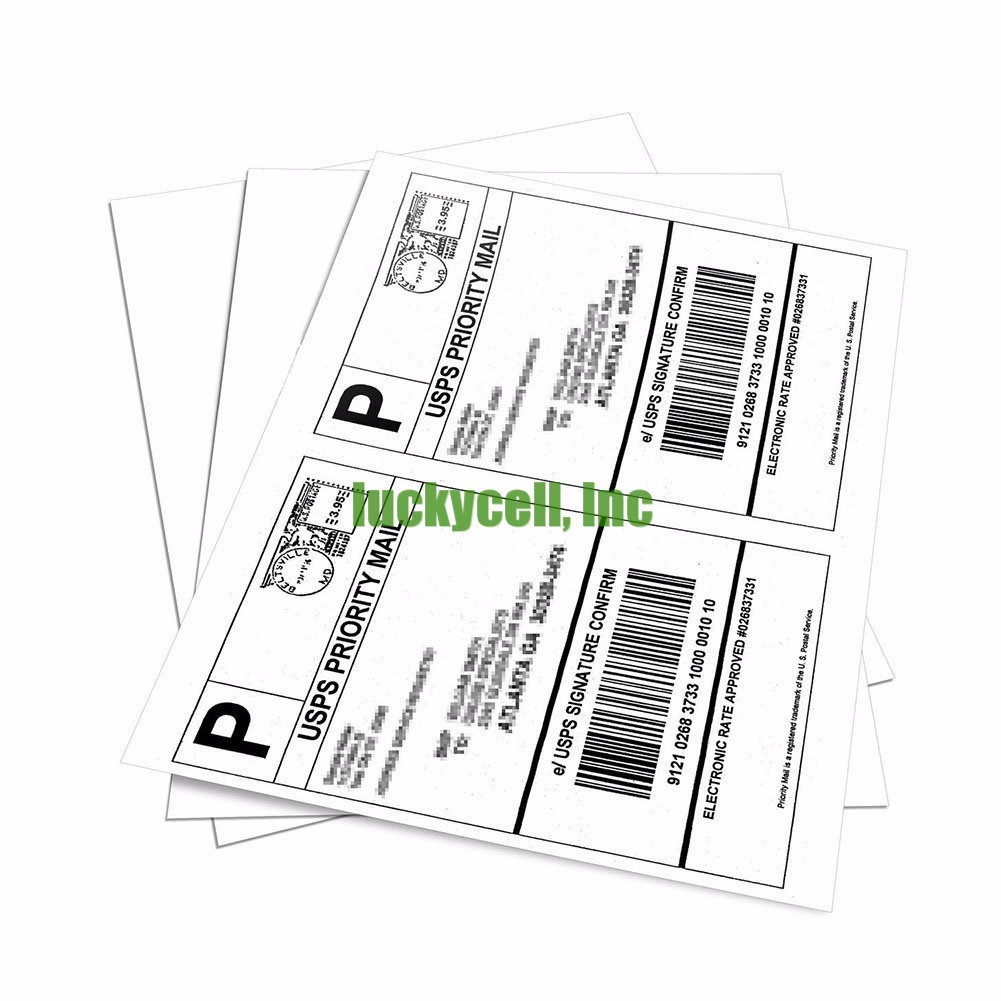 1000 Self Adhesive Mailing Shipping Labels 8.5″x5.5″ Paypal eBay USPS UPS FedEx