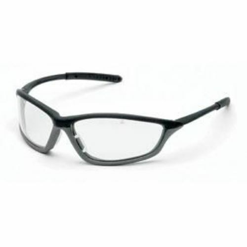 Safety Glasses AntiFog Lens Onyx & Graphite Frame Clear UV Protection MCR Safety
