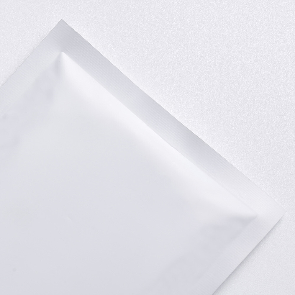 4x6in Double Side White Matte Foil Mylar Zip Lock Pouch Bag w/Heat Seal Machine
