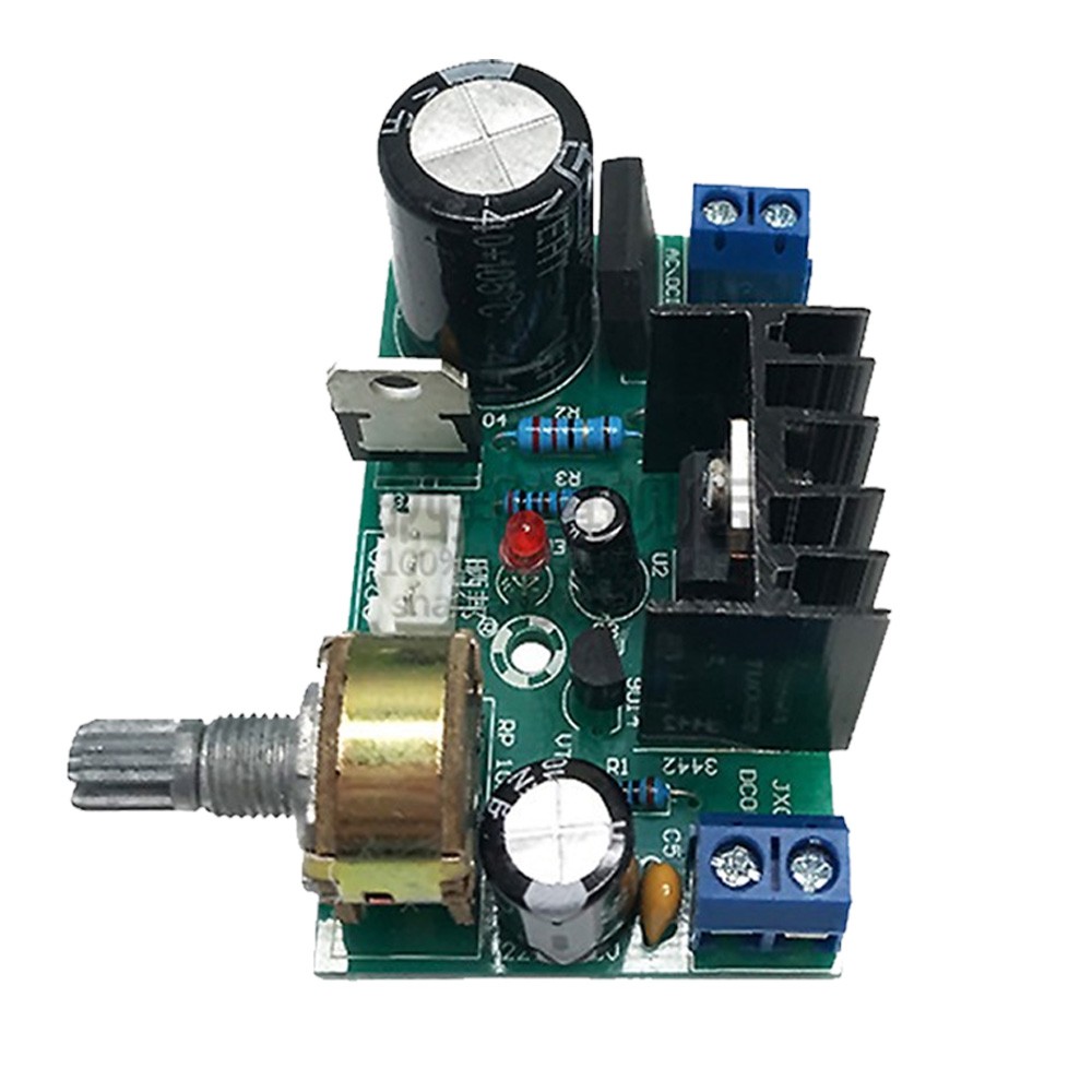 1x LM317 Adjustable Voltage Linear Regulator Step Down Module AC/DC to 5/12/ 24V