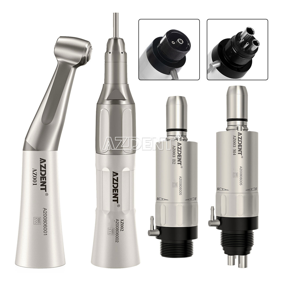 Dental NSK Style Low Speed Straight Contra Angle Handpiece 2 4 Holes Air Motor