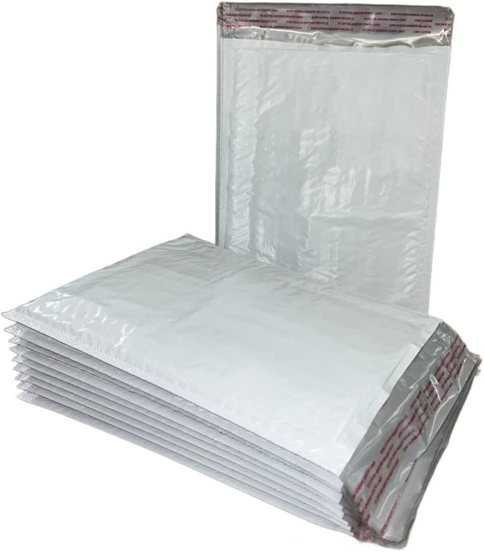 50 #1 7.25×12 Poly Bubble Padded Envelopes Mailers Shipping Case 7.25″x12″
