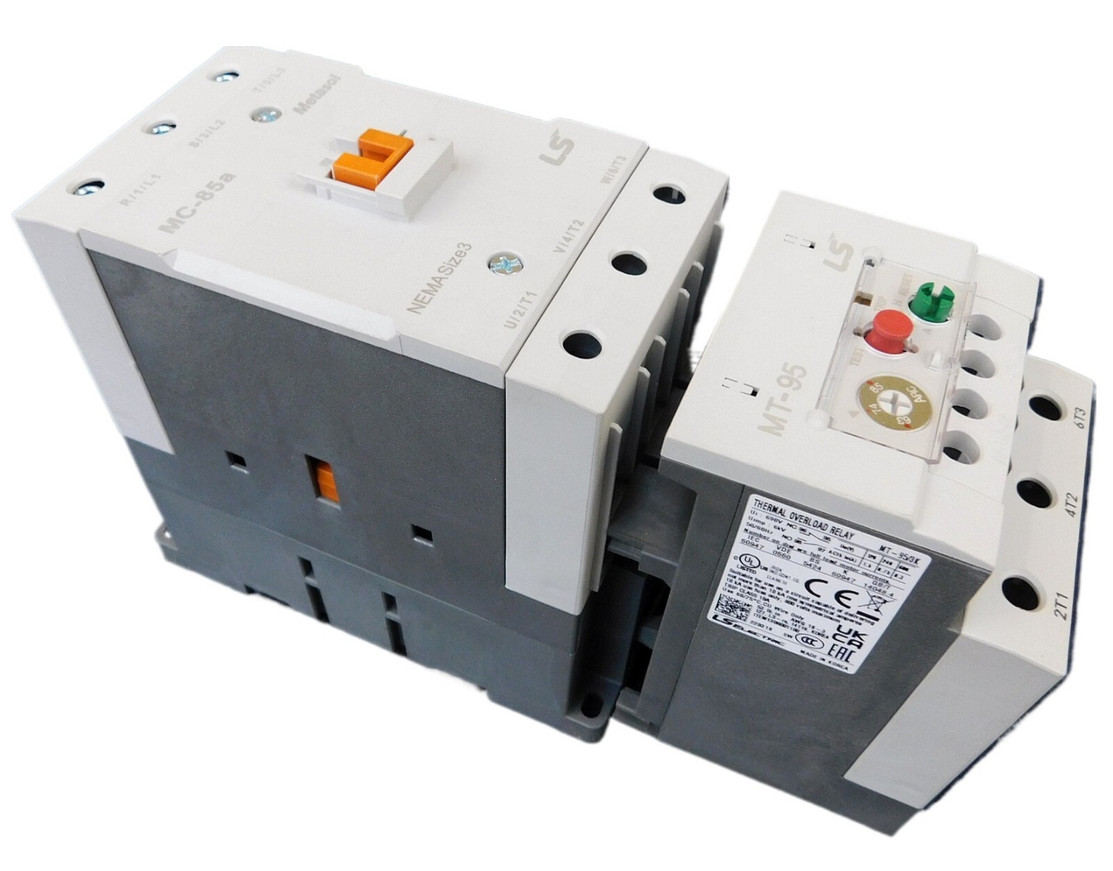 Motor Starter LSis 50 HP @ 480V 54-75 Amp Overload 120 Volt Coil Nema Size 3 UL