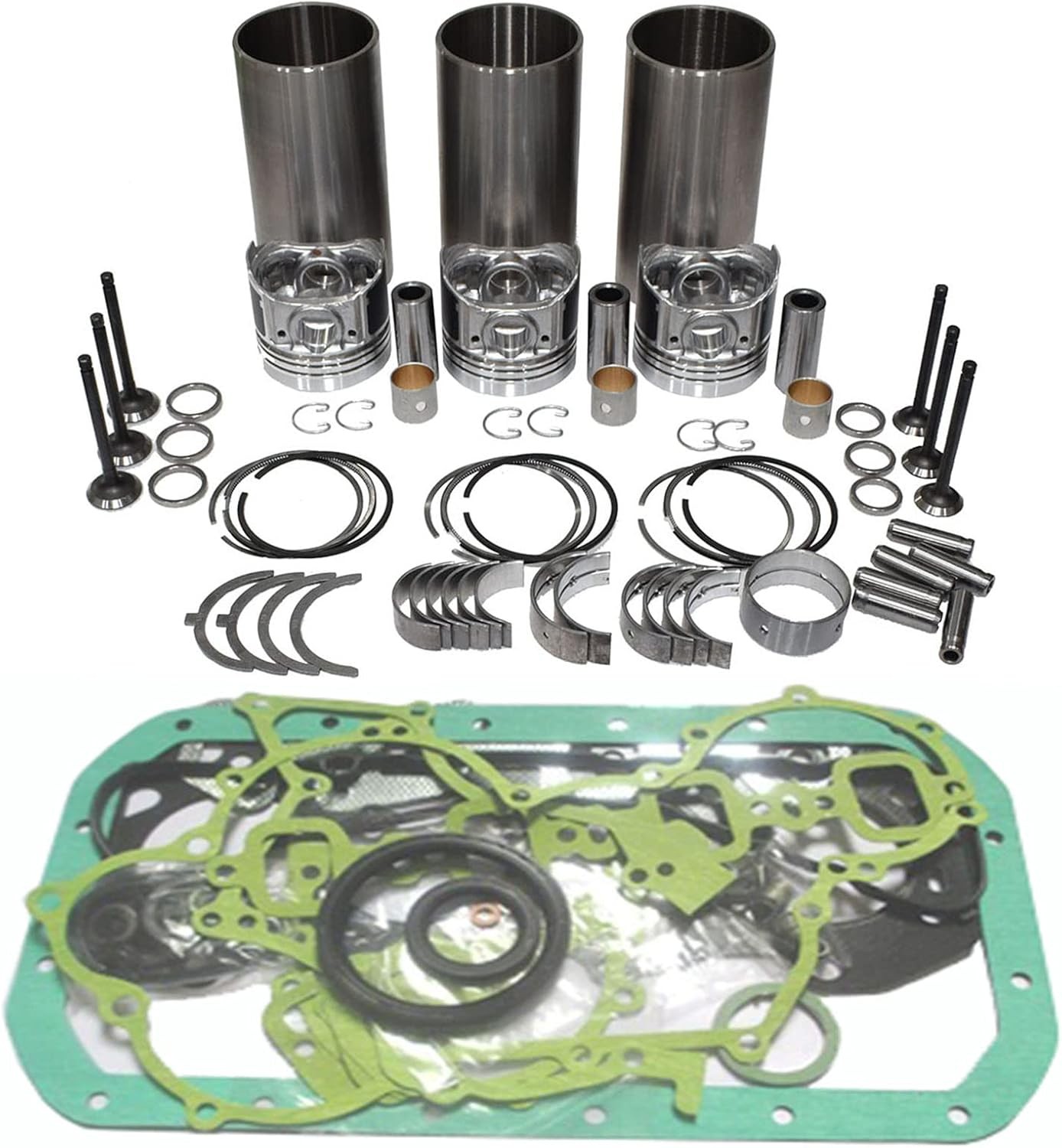 Overhaul Rebuild Kit for Kubota Engine D782 D782-EBH Tractor B1820 B7410 BX1800D
