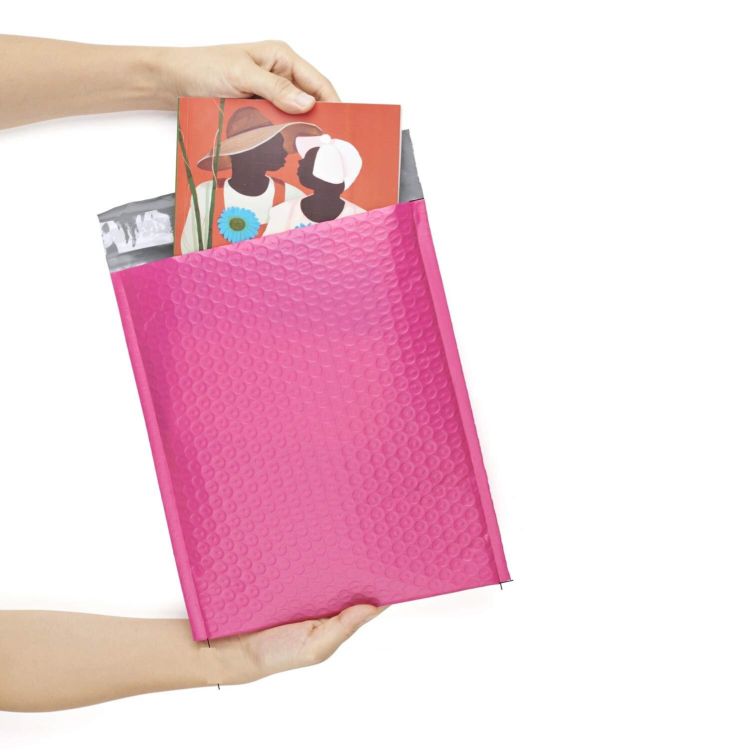 500 #0 Pink Poly Bubble Padded Envelopes Self-Sealing Mailers 6X10 (Inner 6×9)