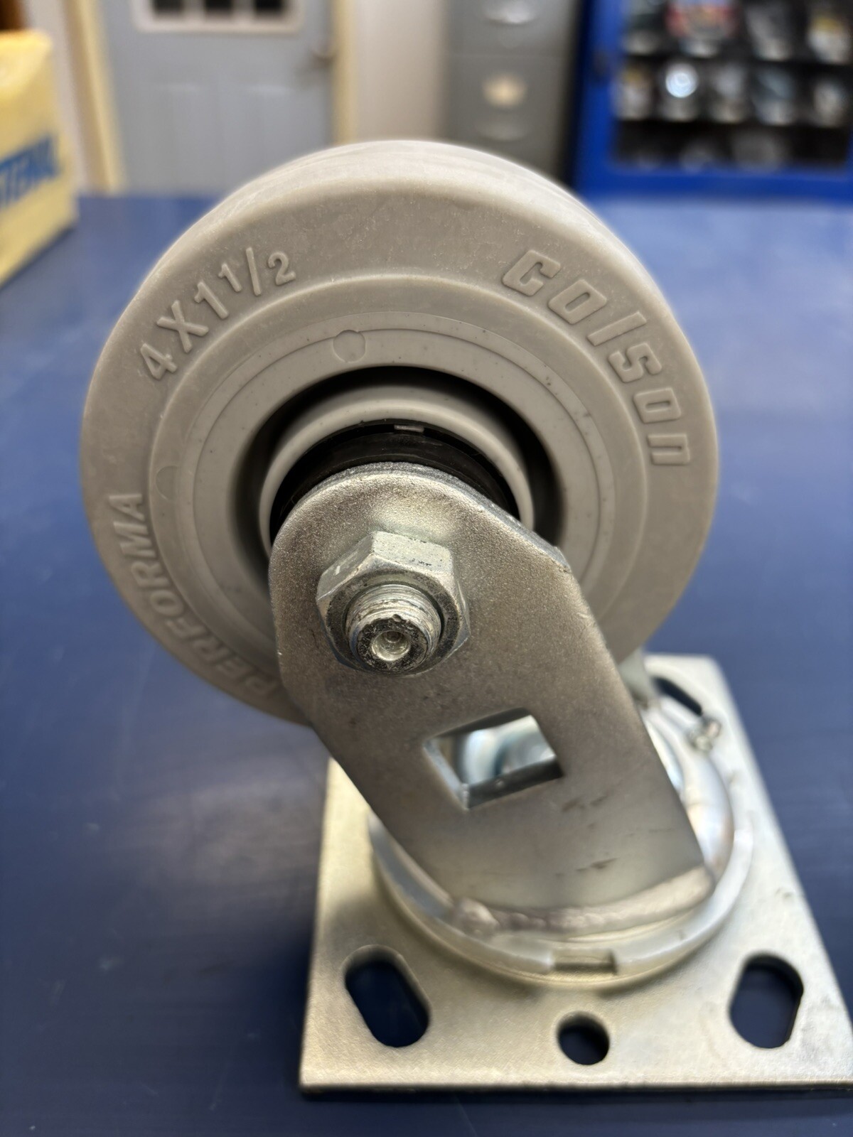 Colson 4”X 1-1/2″ NonMarking Polyurethane Hi-Tech Swivel Caster