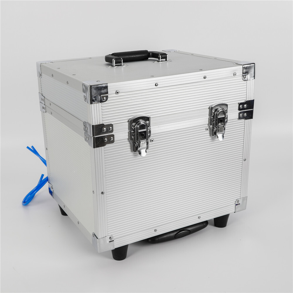 Portable Dental Delivery Unit: Rolling Box with 4 Holes Air Compressor Suction