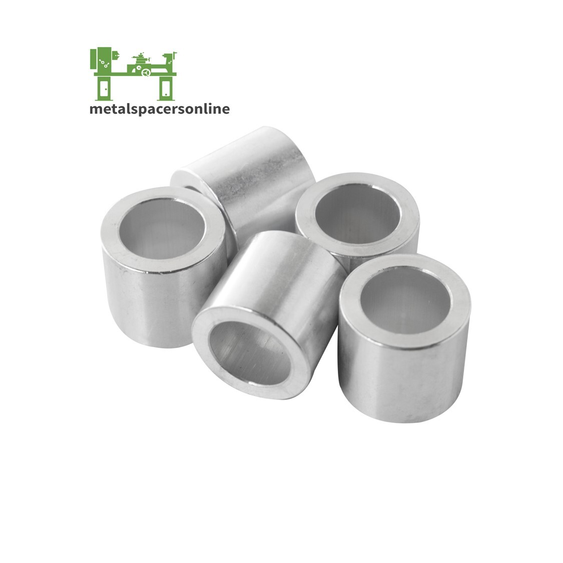 New Aluminum Spacer Bushing 1-1/8″ OD x 3/4″ ID–Fits M18/19 or 3/4″ Bolts