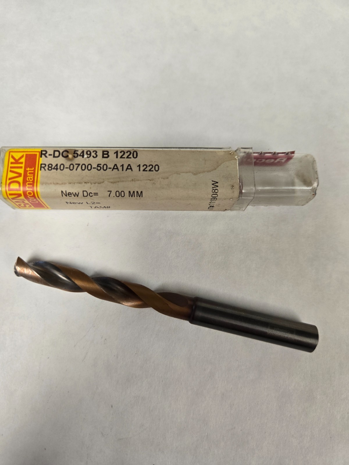 SANDVIK R840-0700-50-A1A 1220 Solid Drill