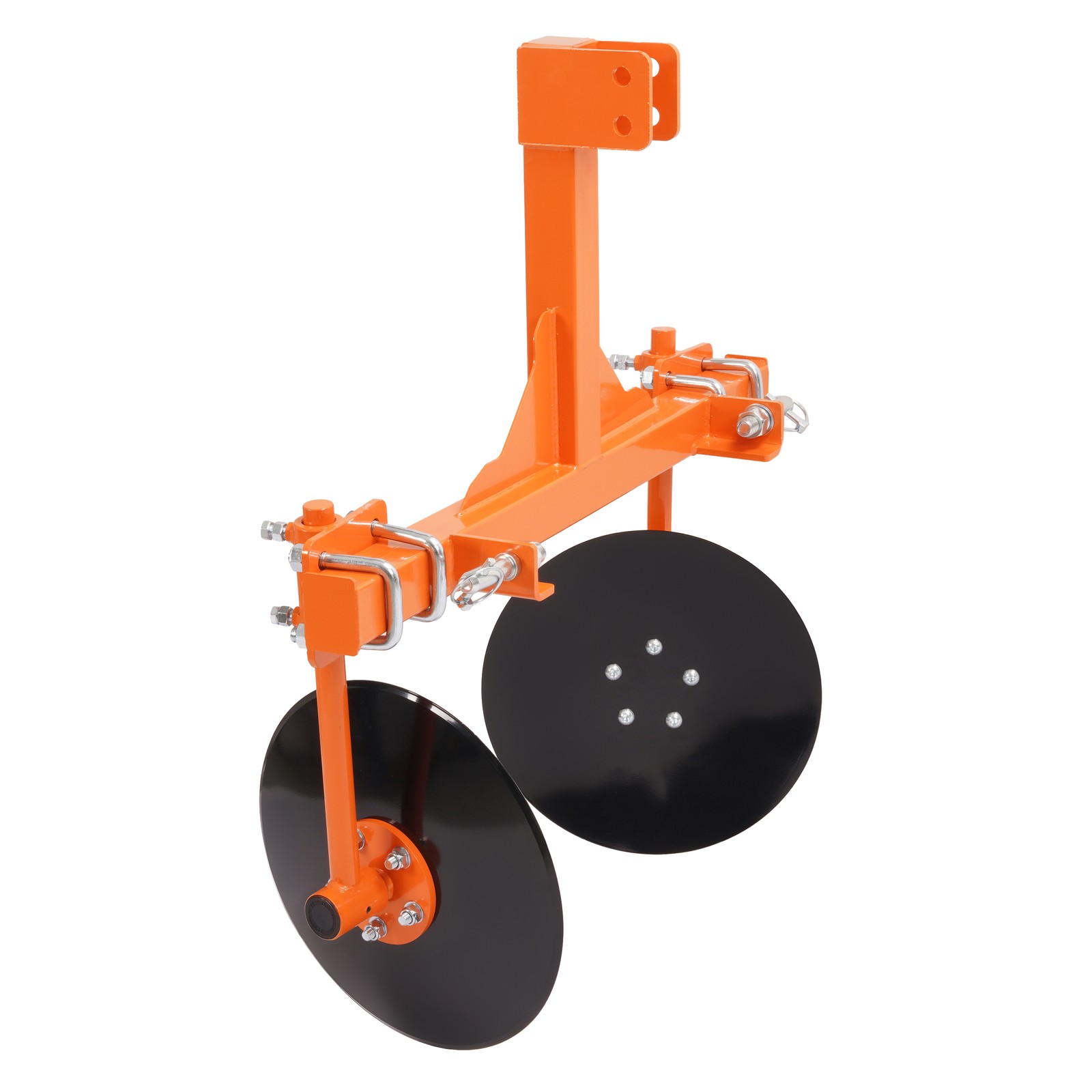 48″ Adjustable Disc Bedder Disc Harrow For Cat 1 Tractors Steel 3 Point